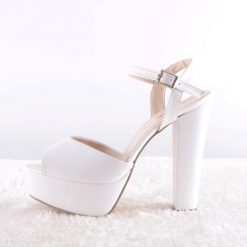 RUBRICA Beyaz Abiye Ayakkabı