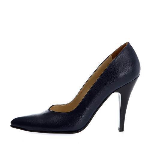 Lacivert Stiletto Kadın Ayakkabı Ma-004