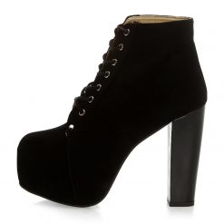 Black Suede High Heel Boots for Women Sexy Ra2005