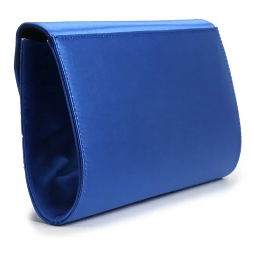 Blue Satin Clutch Bags for Women Evening Ra-2000