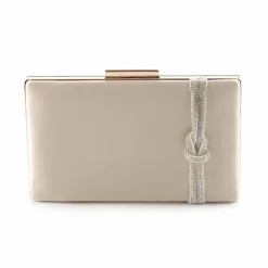 Beige Small Handbags for Women Wedding with Bow RA-3002