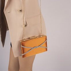 Orange Cross Women Handbag for Wedding RA-3001