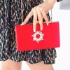 Red Small Bag for Women with Sun Buckle RA-3000
