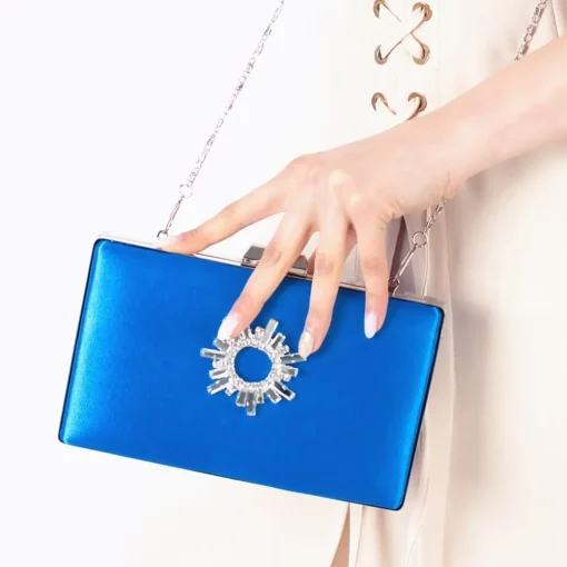 Blue Small Bag for Women with Sun Buckle RA-3000