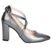 Platinum Ankle Strap High Heels for Women RA-1004