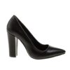 Black Chunky Heel Shoes for Women MA-023