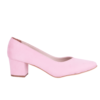 Pink Suede Low Heels Casual Shoes for Women RA-162