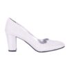 Silver Low Heel Dress Shoes for Ladies MA-024