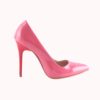 Pomegranate Shiny Stiletto High Heel Shoes for Women Ma-021