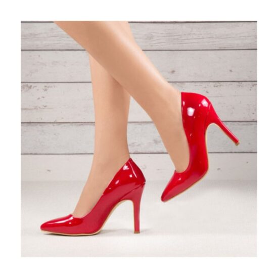 Red Stiletto Heel Match Bag and Shoes RC-021
