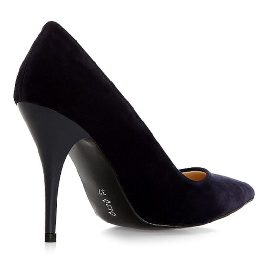 Blue Suede Stiletto High Heel Shoes for Women Ma-021