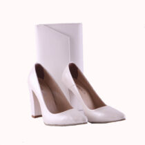 White Thick Heel Match Bag and Shoes RC-023