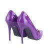 Purple Shiny Stiletto High Heel Shoes for Women Ma-021