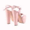 Beige Wedding Platform Shoes for Bride RA-027