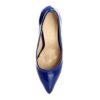 Blue Shiny Stiletto High Heel Shoes for Women Ma-021