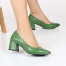 Green Low Heels Casual Shoes for Women RA-162