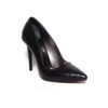 Black Crocodile Stiletto High Heel Shoes for Women Ma-021