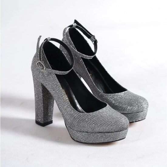 Platinum Platform Heel Wedding Shoes for Women RA-210