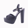 Black Wedding Platform Shoes for Bride RA-027