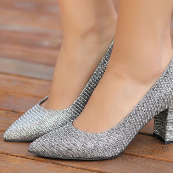 Platinum Low Heel Dress Shoes for Ladies MA-024