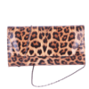 Leopard Shiny Print Chunky Heel Match Bag and Shoes RC-023