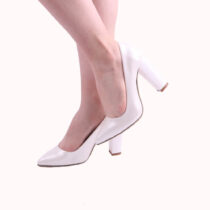 Pearl Chunky Heel Shoes for Women MA-023