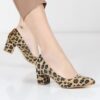 Leopard Low Heels Casual Shoes for Women RA-162