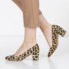 Leopard Low Heels Casual Shoes for Women RA-162