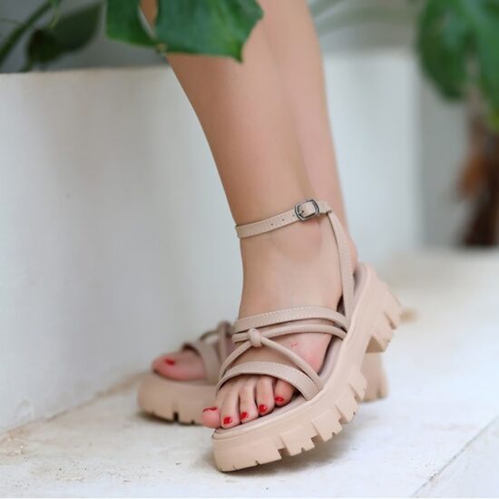 Nude Arched Dress Sandals for Women AL-011