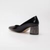 Black Low Heels Wedding Shoes for Women MA-048