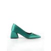 Green Dresss Shoes Rhinestone Heel for Women RA-1621