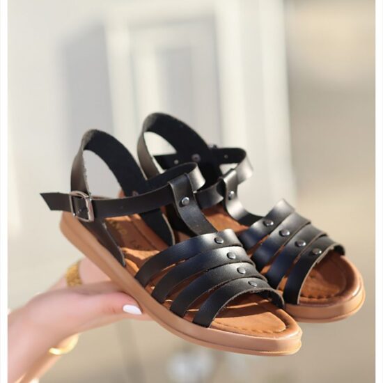 Black Summer Sandals for Ladies AL-43