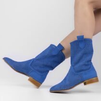 Blue Cowboy Boots for Women RA-8010