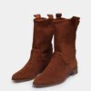Brown Cowboy Boots for Women RA-8010