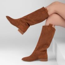 Brown Cowgirl Boots for Women RA-8011