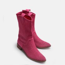 Fushcia Cowboy Boots for Women RA-8010