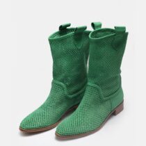 Green Cowboy Boots for Women RA-8010