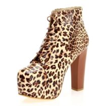Leopard Platform High Heel Boots for Women MA-010