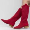 Red Cowgirl Boots for Women RA-8011