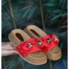 Red Tedy Bear Slippers for Women AL-69