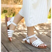 White Summer Sandals for Ladies AL-43