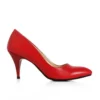 Red Low Heel Pumps for Women MA-017