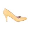 Yellow Low Heel Pumps for Women MA-017
