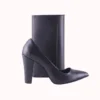 Black Thick Heel Shoes and Bag Set for Women MA-023