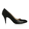 Black Low Heel Pumps for Women MA-017