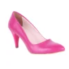 Fushcia Low Heel Pumps for Women MA-017