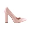 Beige Block Heel Pumps for Women MA-023