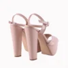 Beige Platform High Heel Shoes for Women MA-027
