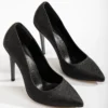 Black Stiletto High Heels Shoes MA-021