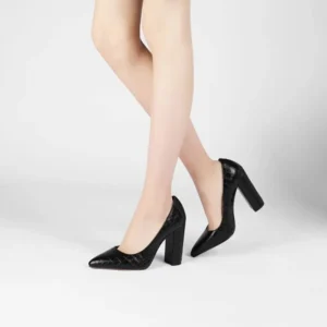 Black Crocodile Shoes for Women MA-023